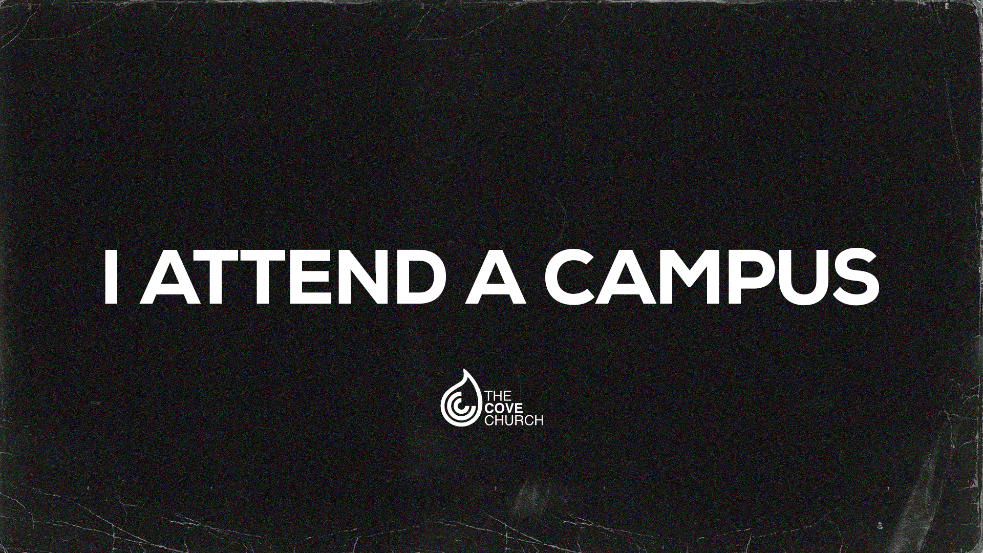 I attend a campus - button
